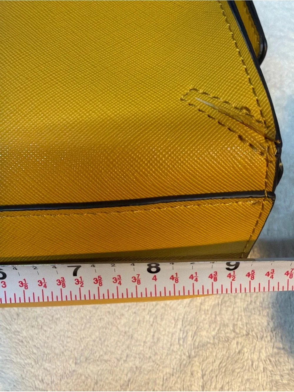 Steve Madden Yellow Structured Women’s Satchel Shoulder Bag